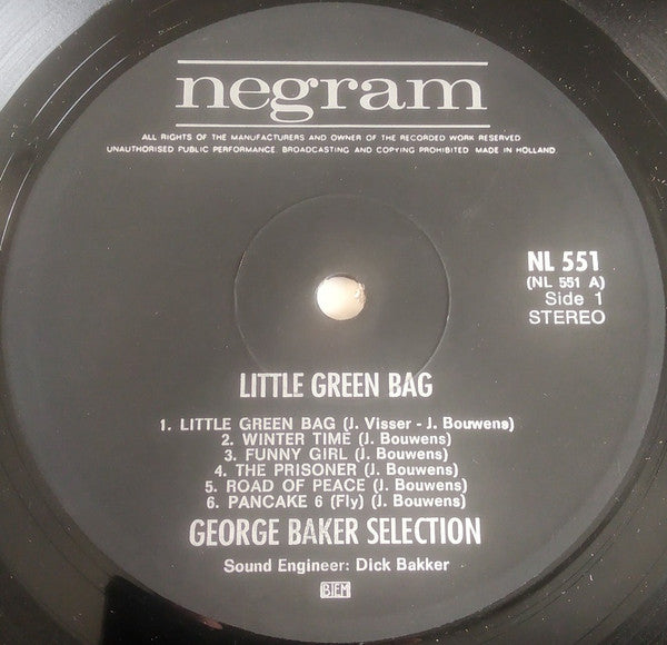George Baker Selection : Little Green Bag (LP, Album)