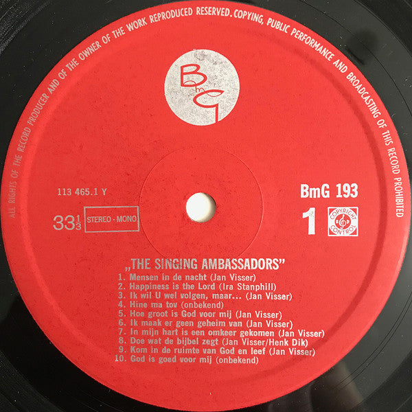 The Singing Ambassadors Rotterdam : The Singing Ambassadors (LP)