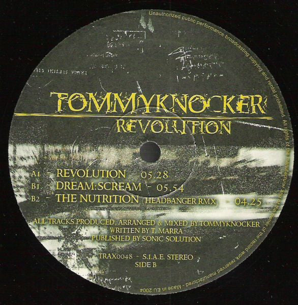Tommyknocker : Revolution (12")