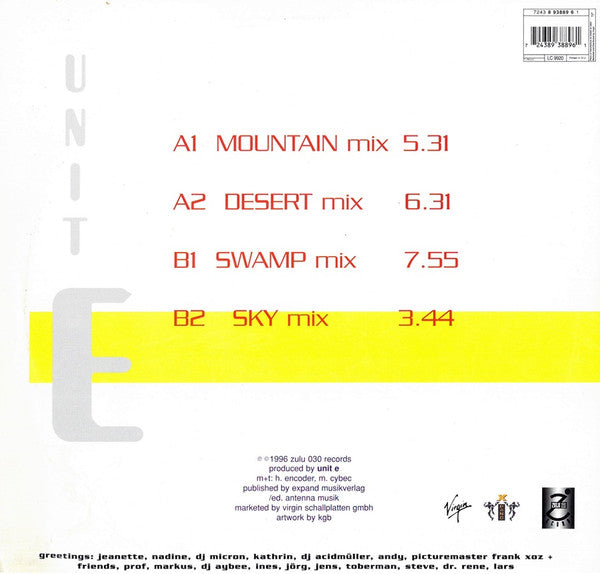 Unit-E : Braindrop (12")