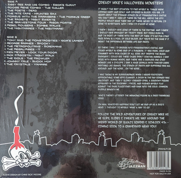 Various : Greasy Mike's Halloween Monsters (LP, Comp)