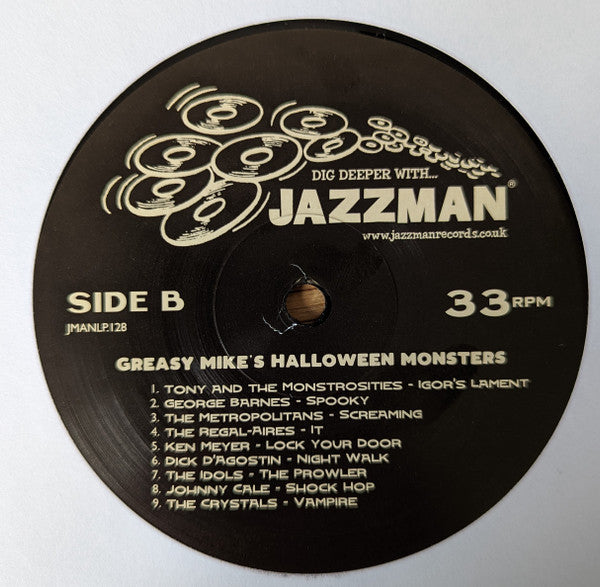 Various : Greasy Mike's Halloween Monsters (LP, Comp)
