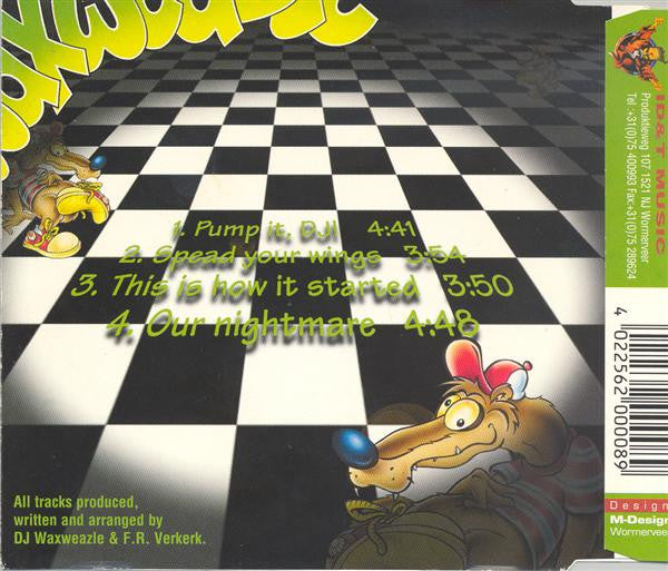 DJ Waxweazle Vs. Guitar Rob : Pump It, DJ! (CD, Maxi)