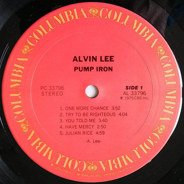 Alvin Lee : Pump Iron! (LP, Album)