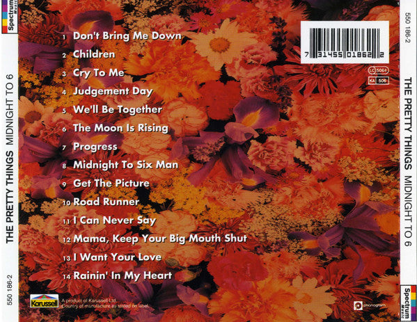 The Pretty Things : Midnight To 6 (CD, Comp)