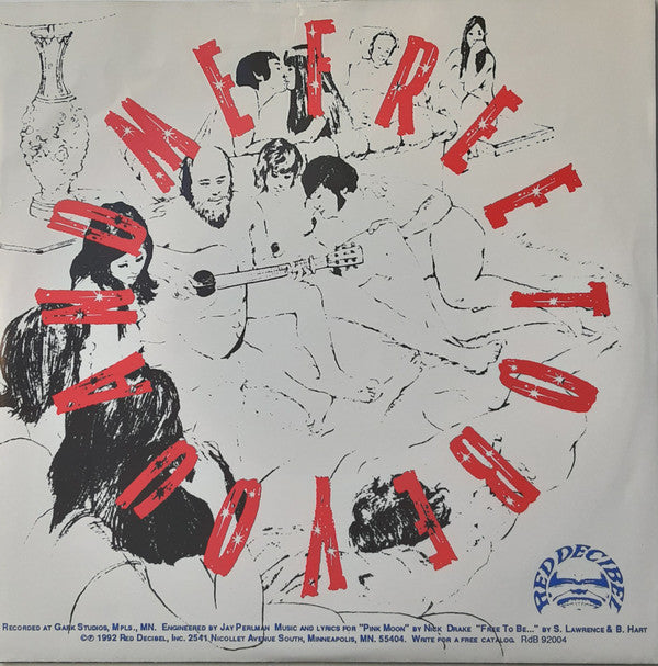 Walt Mink : Pink Moon (7", Single, Red)