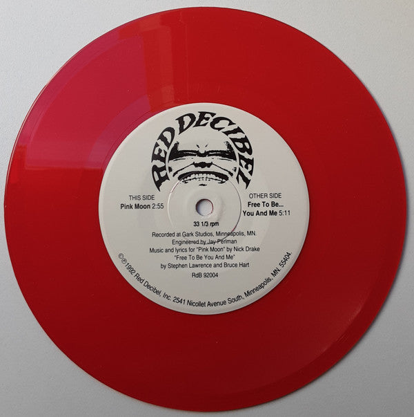 Walt Mink : Pink Moon (7", Single, Red)