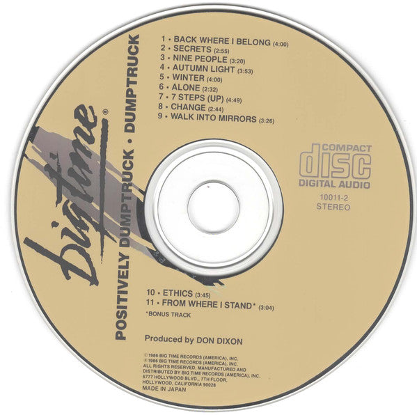 Dumptruck : Positively Dumptruck (CD, Album)