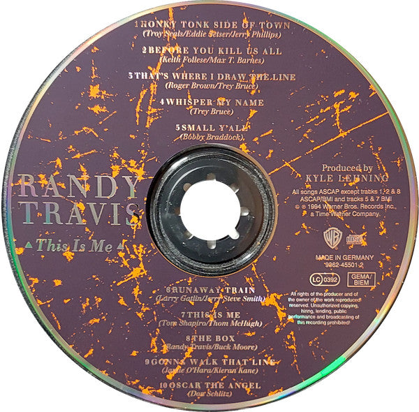 Randy Travis : This Is Me (CD, Album)