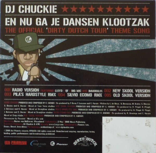 DJ Chuckie : En Nu Ga Je Dansen Klootzak (CD, Single)