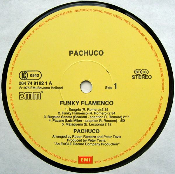 Pachuco : Funky Flamenco (LP, Album, RE)