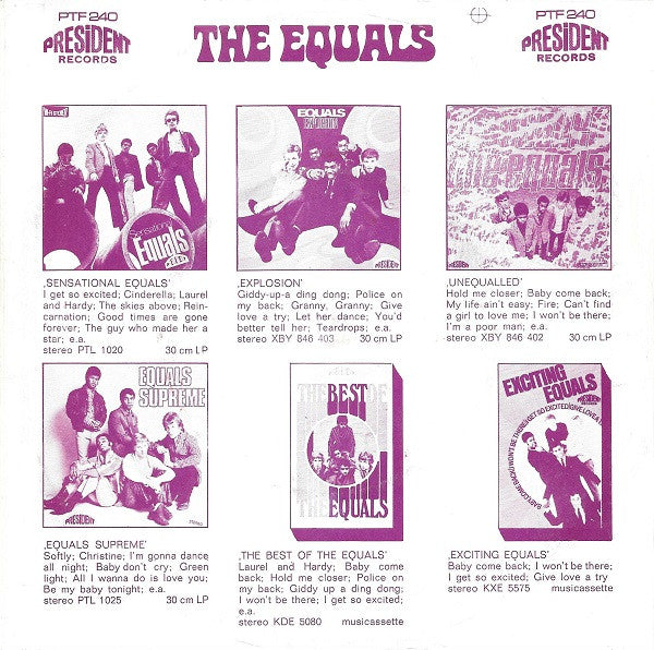 The Equals : Michael And The Slipper Tree / Honey Gum (7", Single, Mono)