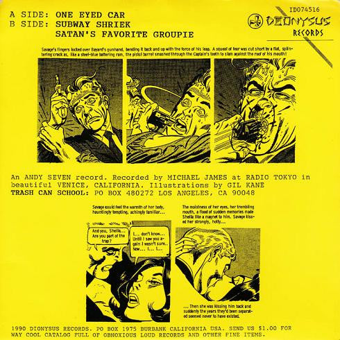 Trash Can School : One Eyed Car (7", Yel)