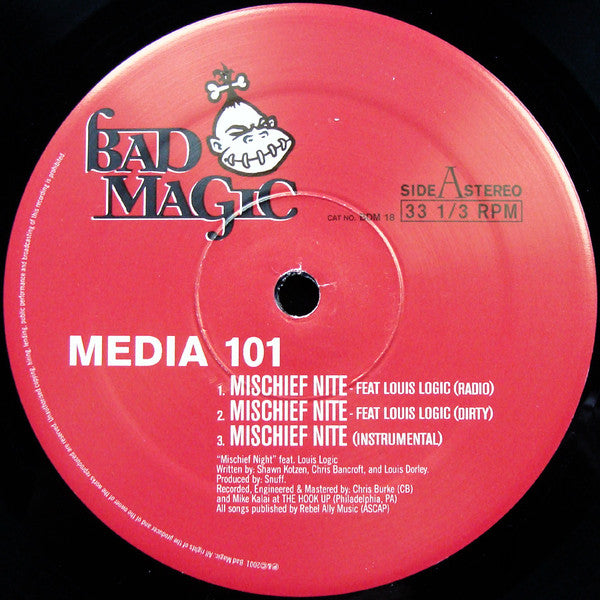 Media 101 : Mischief Nite / On Da Strength (12")