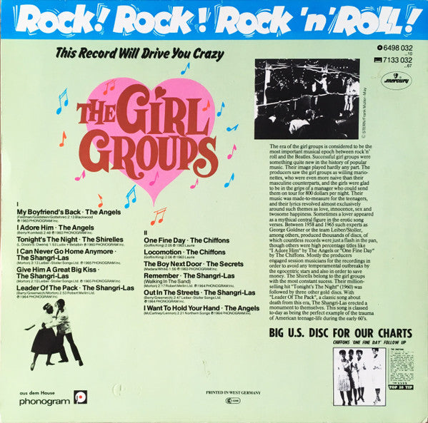 Various : Rock! Rock! Rock 'N' Roll! - The Girl Groups (LP, Comp)