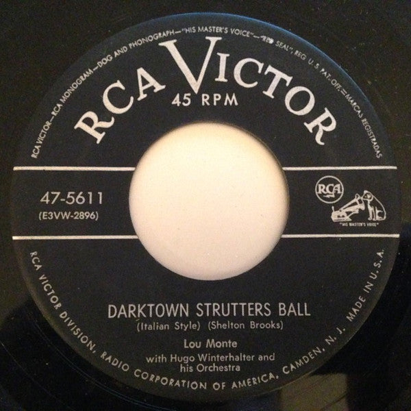 Lou Monte With Hugo Winterhalter Orchestra : Darktown Strutters Ball / I Know How You Feel (7", Single)