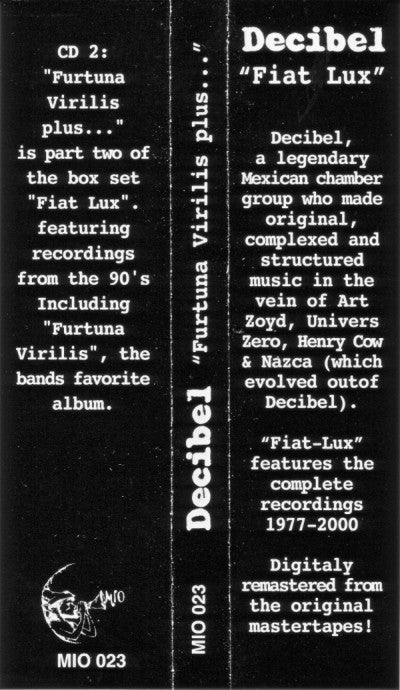 Decibel (2) : Furtuna Virilis Plus... (CD, Album, RE, RM)