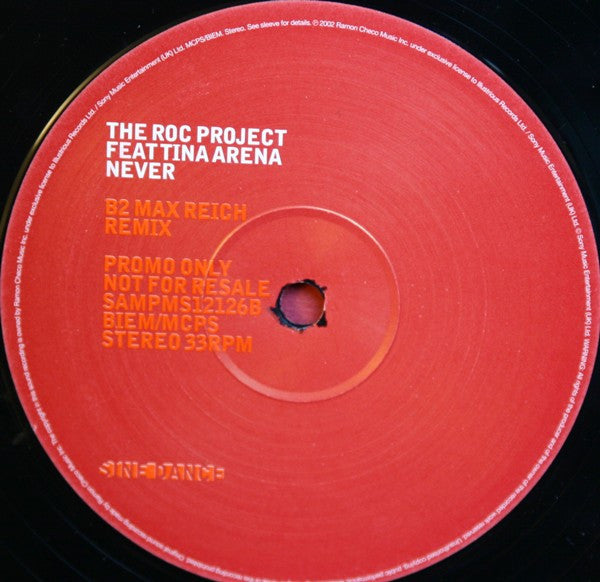 The Roc Project Feat. Tina Arena : Never (12", Promo)