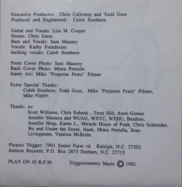 Picasso Trigger : Plutonium (7", EP)