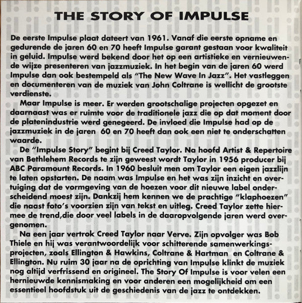 Various : The Story Of Impulse ! (CD, Comp)