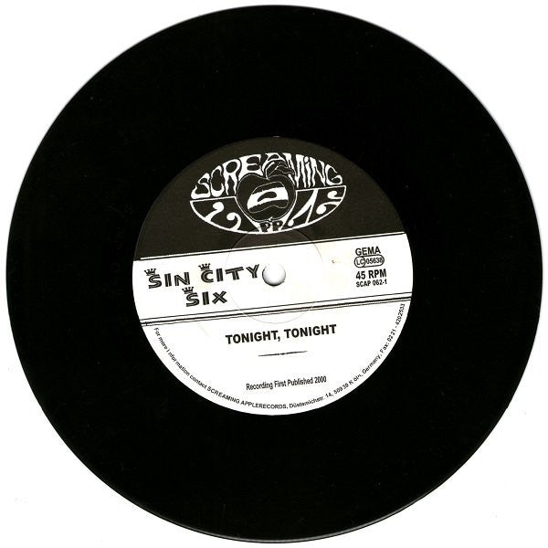 Sin City Six : Tonight Tonight (7", Single)