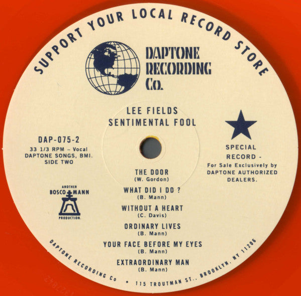 Lee Fields : Sentimental Fool (LP, Album, Mono, Ora)