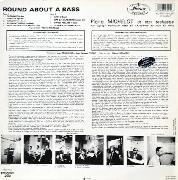 Pierre Michelot And His Orchestra : Round About A Bass (LP, Album, RE)