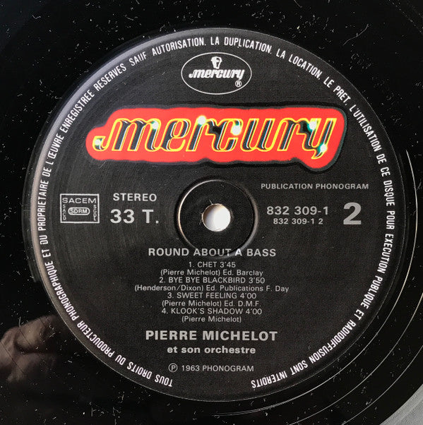 Pierre Michelot And His Orchestra : Round About A Bass (LP, Album, RE)