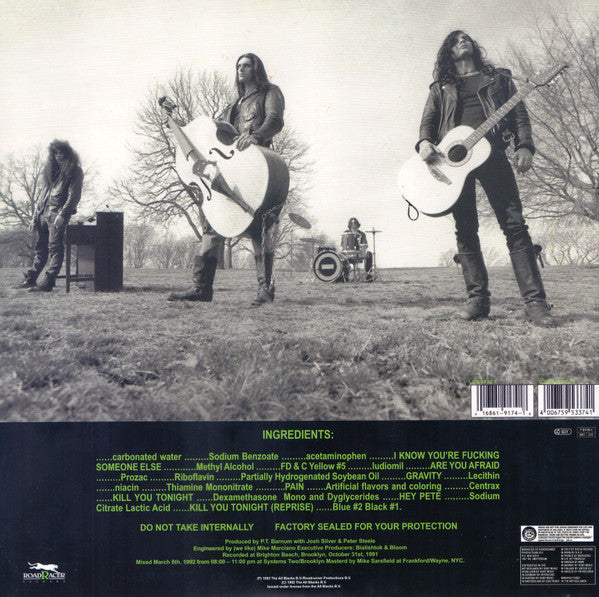 Type O Negative : The Origin Of The Feces (Not Live At Brighton Beach) (LP, Album, RE, Unofficial, Gre)