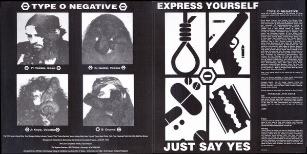 Type O Negative : The Origin Of The Feces (Not Live At Brighton Beach) (LP, Album, RE, Unofficial, Gre)