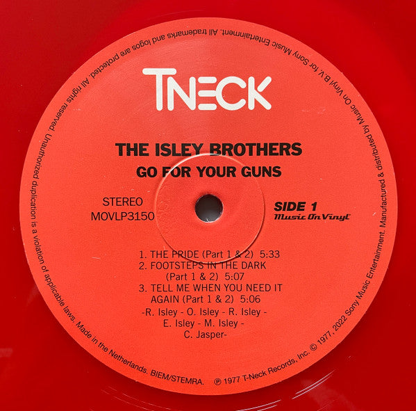 The Isley Brothers : Go For Your Guns (LP, Album, Ltd, Num, RE, Red)
