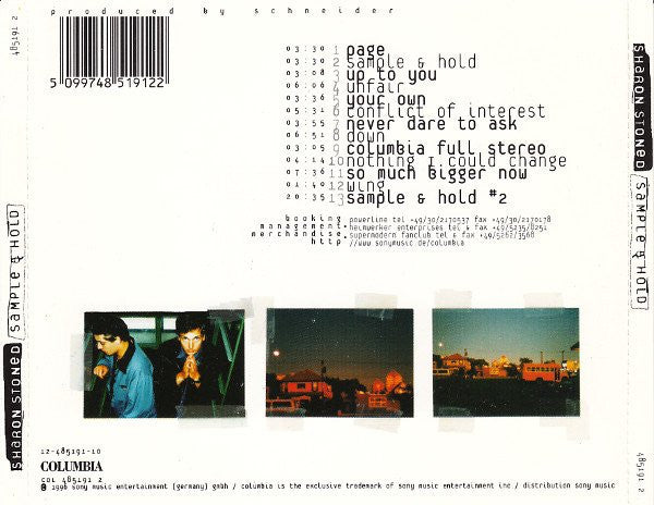 Sharon Stoned : Sample & Hold (CD, Album)