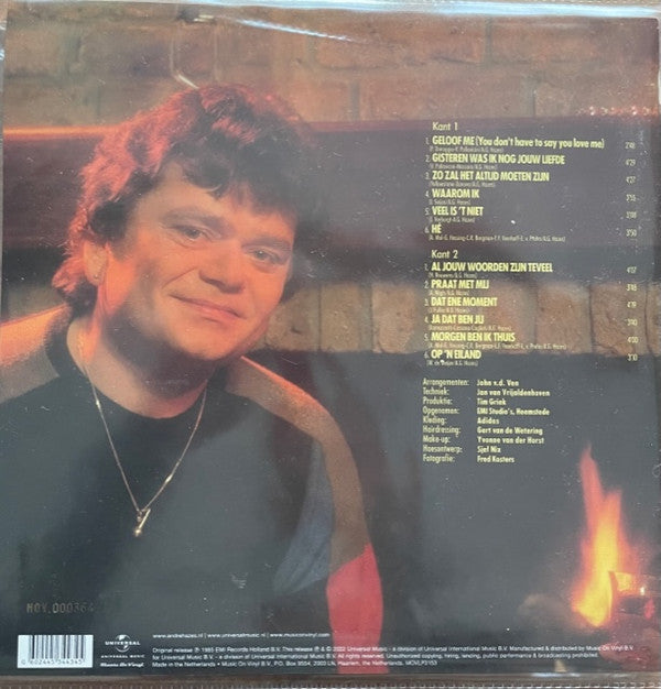 André Hazes : Alleen Met Jou (LP, Ltd, Num, Gol)