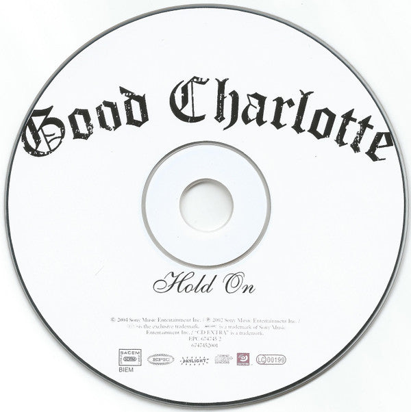 Good Charlotte : Hold On (CD, Single, Enh)
