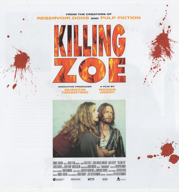 Tomandandy : Killing Zoe (Original Soundtrack) (LP, Album, Ltd, Num, RE, Ora)