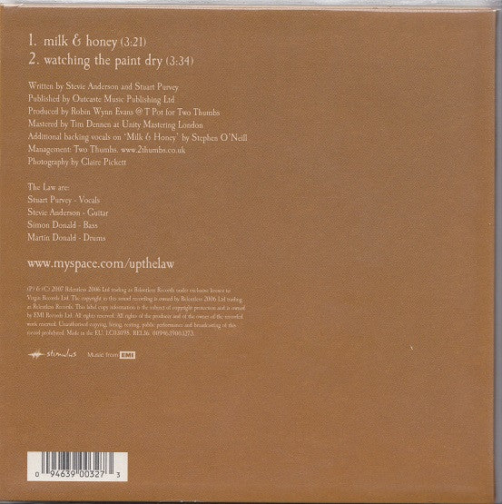 The Law : Milk & Honey (7", Single)