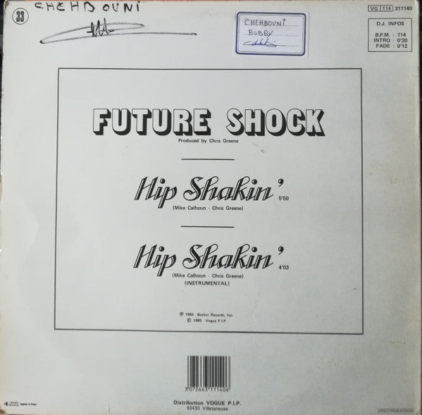 Future Shock (4) : Hip Shakin' (12")