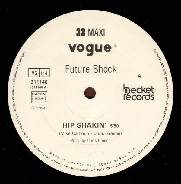 Future Shock (4) : Hip Shakin' (12")