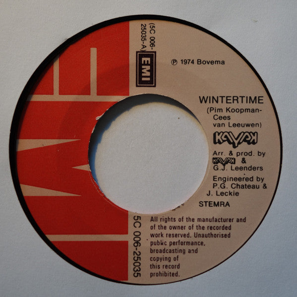 Kayak : Wintertime (7", Single)