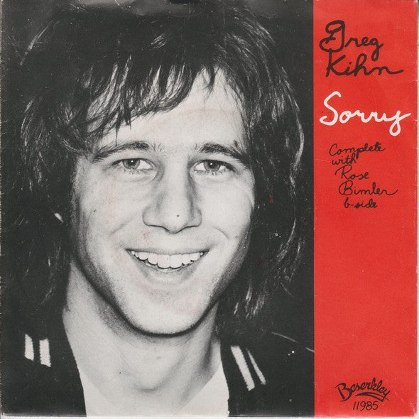 Greg Kihn : Sorry (7", Single)