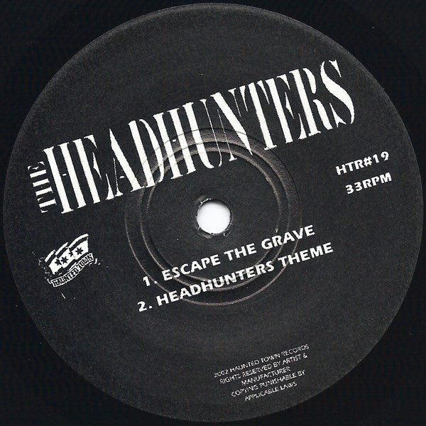 The Headhunters (2) : Escape The Grave (7", EP)