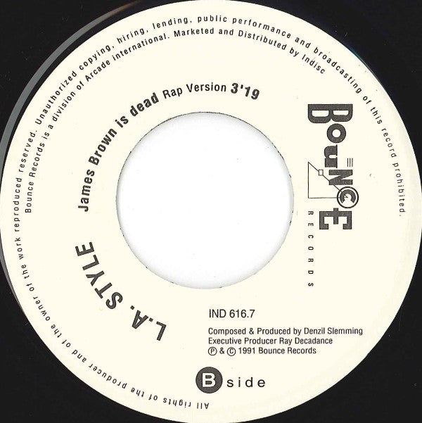 L.A. Style : James Brown Is Dead (7", Single)
