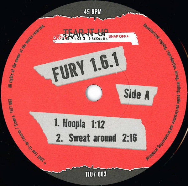 Fury 161 (2) : All Star Wrestling Matches  (7")