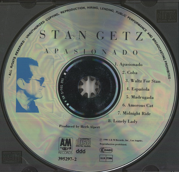 Stan Getz : Apasionado (CD, Album)