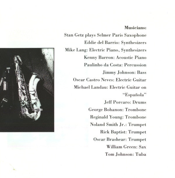 Stan Getz : Apasionado (CD, Album)