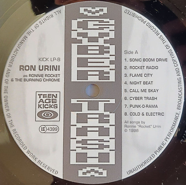 Ronnie Urini As Ronnie Rocket & The Burning Chrome : Cyber Trash (LP)