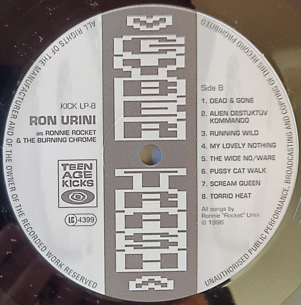 Ronnie Urini As Ronnie Rocket & The Burning Chrome : Cyber Trash (LP)