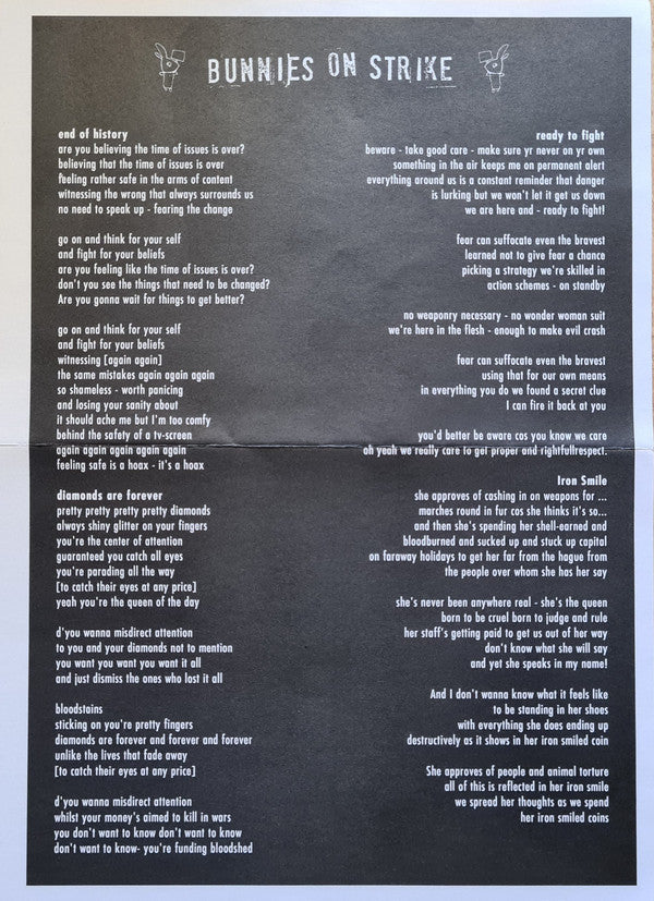 Beer For Breakfast / Bunnies On Strike : Sun & Fun! / Raise Grrrls And Boys The Same! (7", Cle)