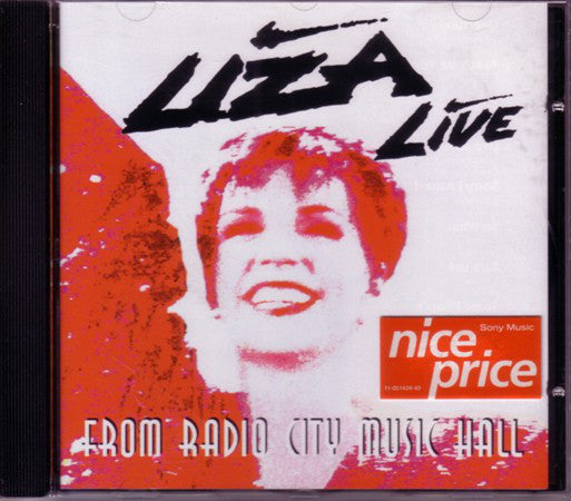 Liza Minnelli : Live From Radio City Music Hall (CD, Album, RP)