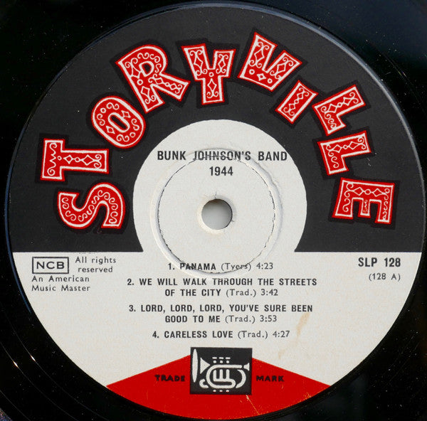 Bunk Johnson And His New Orleans Band With George Lewis (2) : 1944 (LP, Comp)